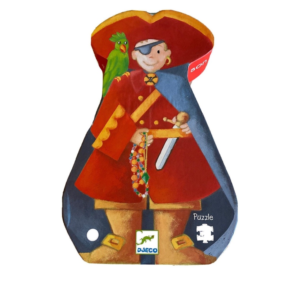 Djeco Pirate‎ Toddler Treasure Puzzle 36 Pieces Complete